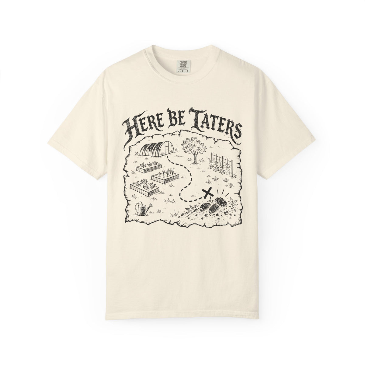 Here Be Taters T-shirt
