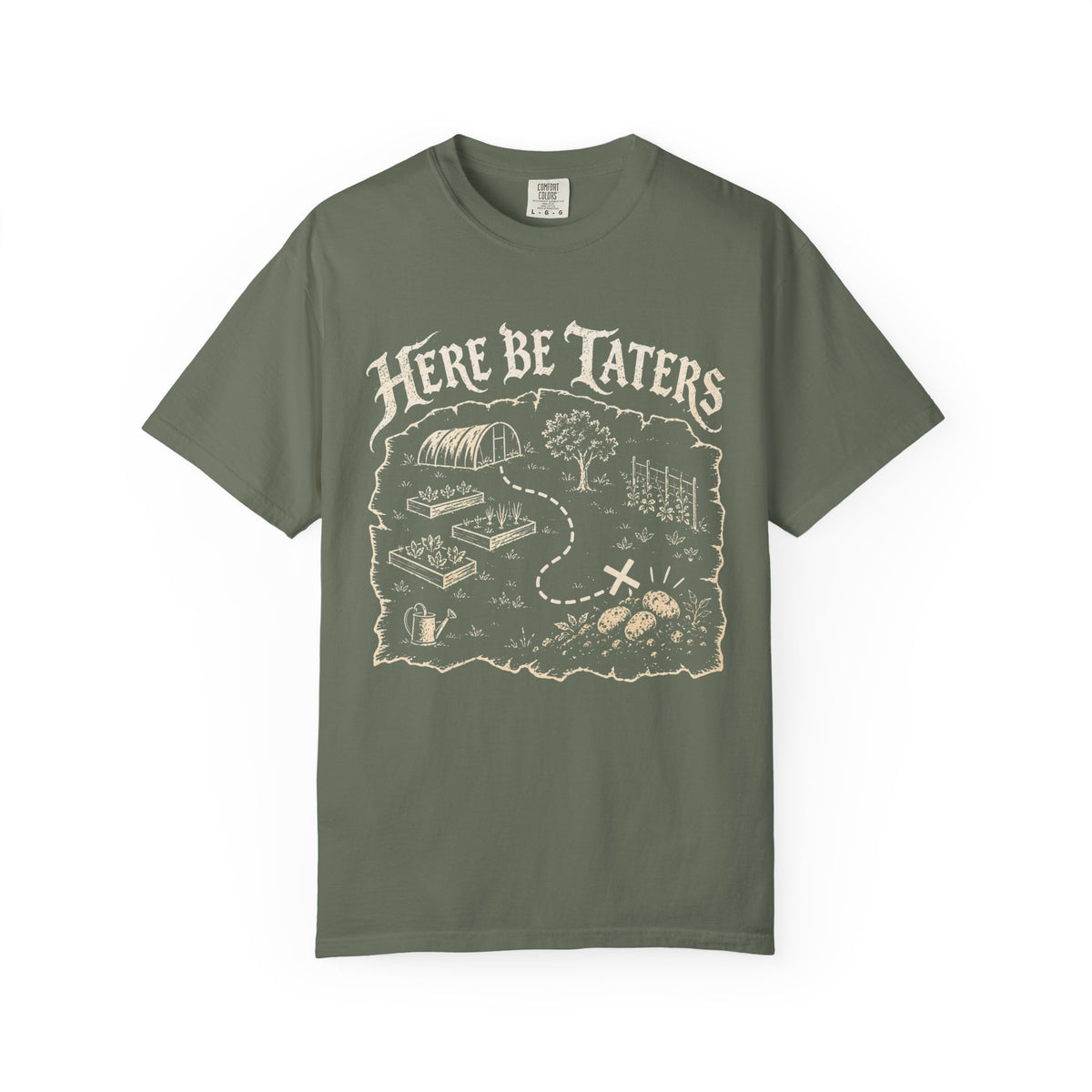 Here Be Taters T-shirt