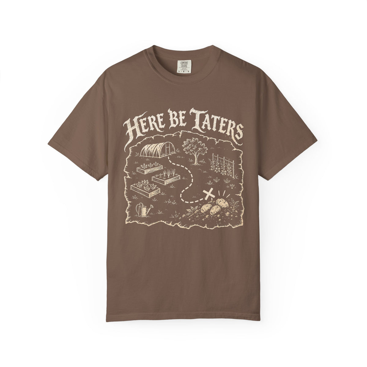 Here Be Taters T-shirt
